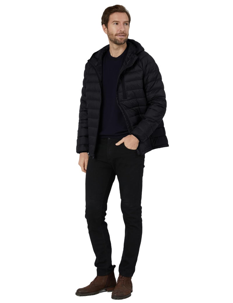 wantdo Men's Ultra Light Down Jacket Insulated Bubble Jackets (Black, X-Large) - Image 3