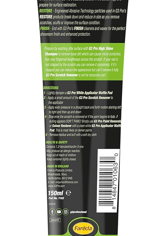 G3 Pro 7163 150ml G3 Professional Scratch Remover Paste - Image 3