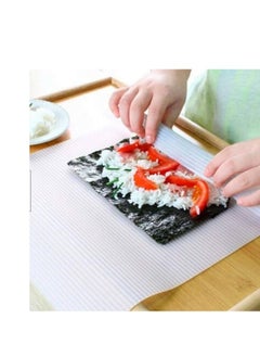 Spaceshoop Silicone Sushi Maker Non-Adhesive Sushi Mat Reusable Sushi Roller Sushi Mat Silicone Sushi Tools Rice Ball  - Image 2