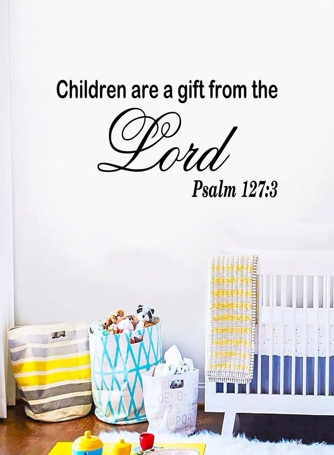 AnFigure Wall Decals for Kids, Scripture Wall Decals, Quotes Living Room Bible Verse Faith Prayer God Biblical Religious Christian Home Art Decor Vinyl Stickers Children Area Gift From The Lord 23"x9" - Image 1