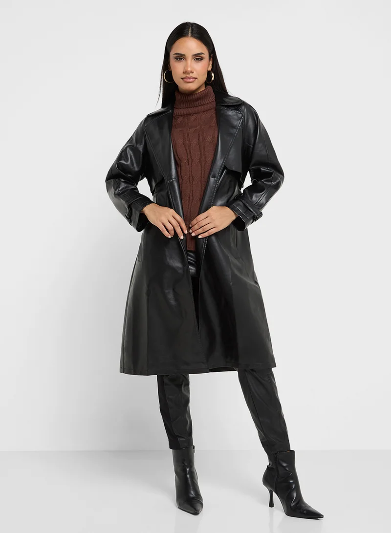 ايلا PU Over Coat