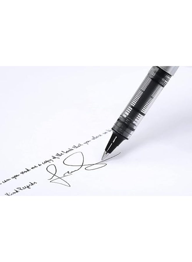 Uniball Eye Fine Rollerball Pen Pack – 12 Blue Ink Pens UB-157 - Image 3