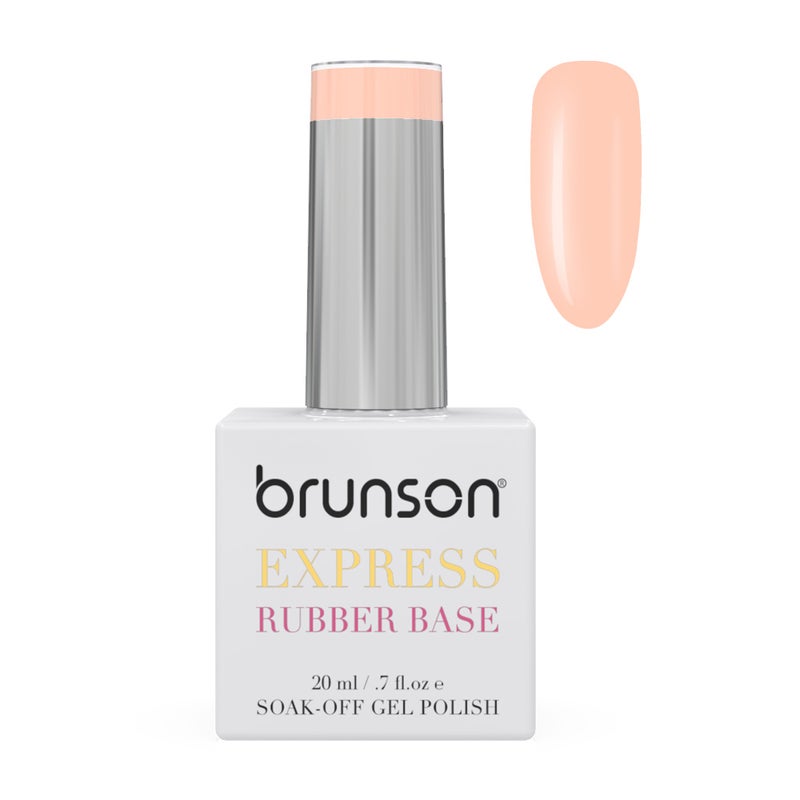 brunson TPO free Rubber Base Gel polish 20ml Soak Off Base Coat for Nail Strengthening Long Lasting Gel Polish Base for Chip Free Shine Brittle Nails UV Rubber base Russian manicure Non Yellowing salon manicure - Image 1