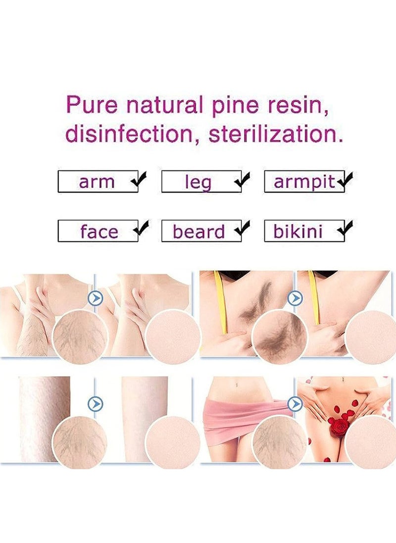 Konsung Beauty Wax Heater + Wax Cartridge + Depilatory Paper Epilator Set  - Image 3
