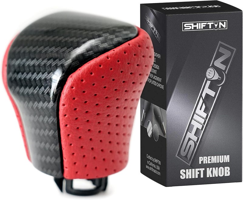 SHIFTIN Leather & Carbon Fiber Gear Shift Knob for Lexus - Image 1