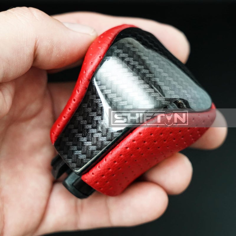 SHIFTIN Leather & Carbon Fiber Gear Shift Knob for Lexus - Image 3
