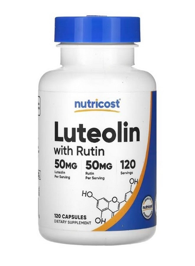 Nutricost Luteolin With Rutin 50 mg 120 Capsules - Image 1
