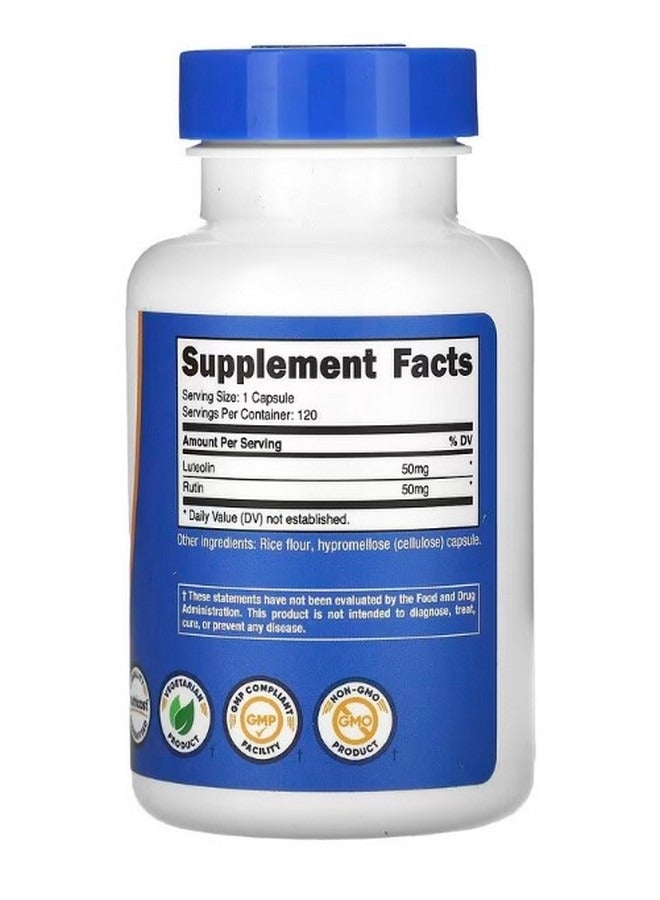 Nutricost Luteolin With Rutin 50 mg 120 Capsules - Image 2