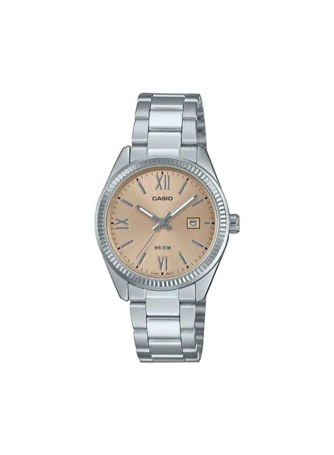 CASIO Women's Stainless Steel Analog Watch LTP-1302DD-4A2VDF - 30.2 mm