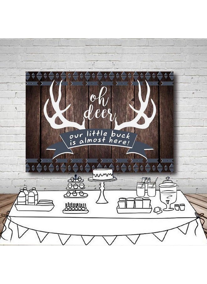 7X5Ft Rustic Oh Deer Baby Shower Background Props Wood It'S A Boy Buck On The Way Baby Shower Antlers Woodland Backdrop Party Decoration Photo Banner Supplies - pzsku/Z64FEF0FA29227451D9C9Z/45/_/1697270994/04443b58-7fb1-49b1-98b0-3f84c8951e56