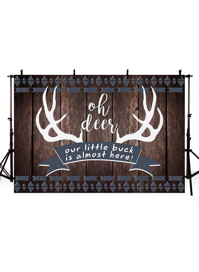 7X5Ft Rustic Oh Deer Baby Shower Background Props Wood It'S A Boy Buck On The Way Baby Shower Antlers Woodland Backdrop Party Decoration Photo Banner Supplies - pzsku/Z64FEF0FA29227451D9C9Z/45/_/1697271006/18e2a94f-51bc-478f-918a-761335bccd3c