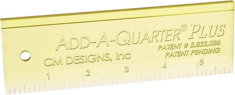 Ruler 6" Add-A-Quarter Plus, 6"