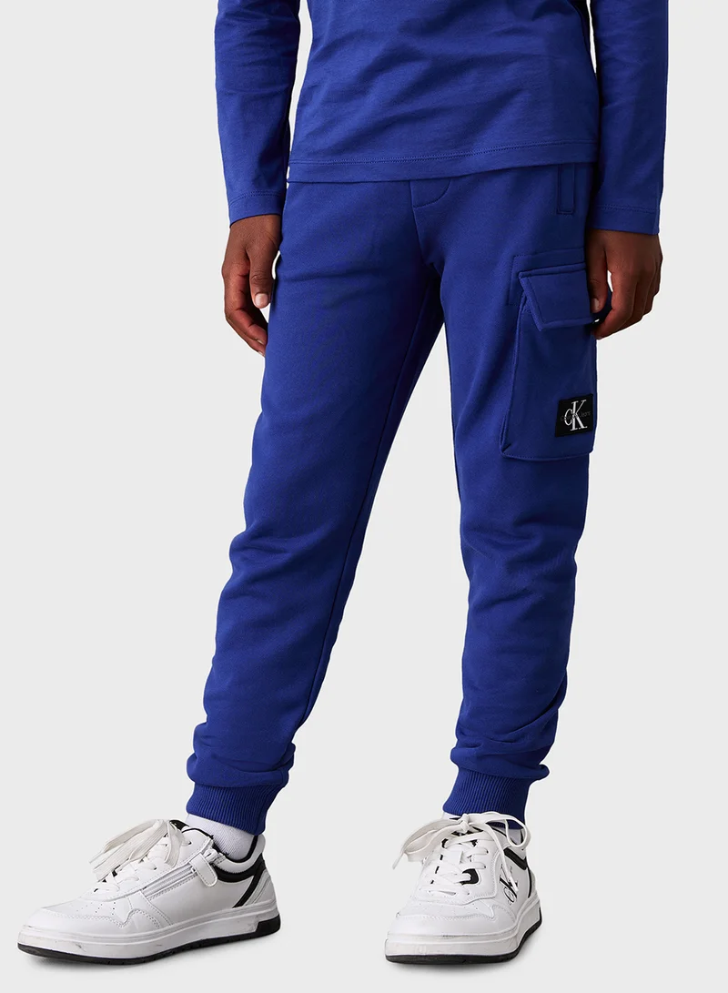 كالفن كلاين جينز Kids Badge Relaxed Sweatpants