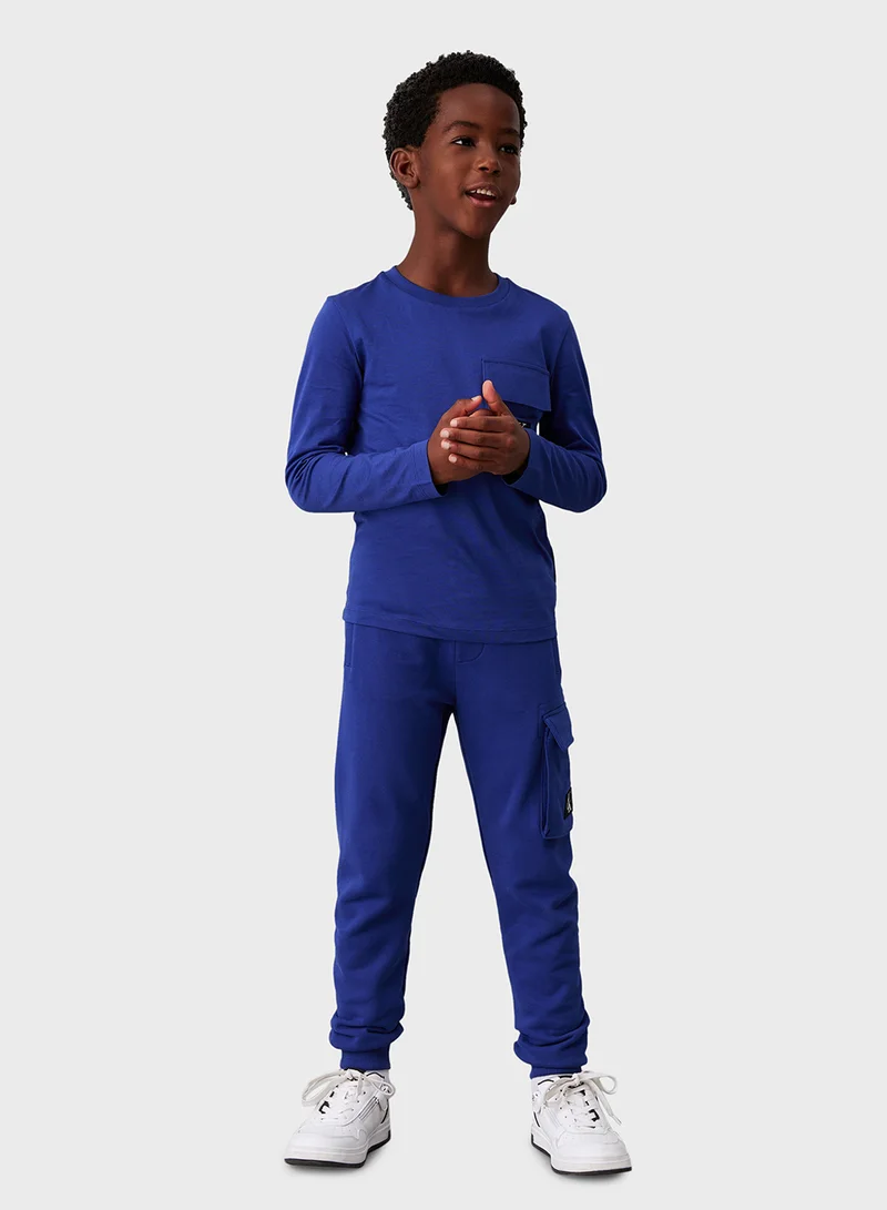 كالفن كلاين جينز Kids Badge Relaxed Sweatpants