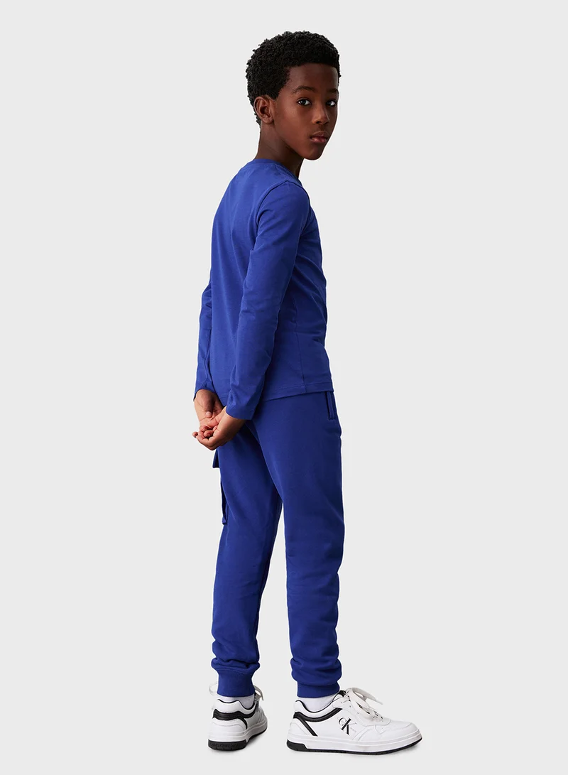 كالفن كلاين جينز Kids Badge Relaxed Sweatpants