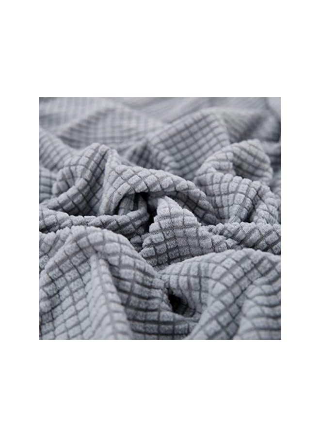 The Bros Universal High Stretch Sofa Slipcovers(Silver, Large Size) - Image 5