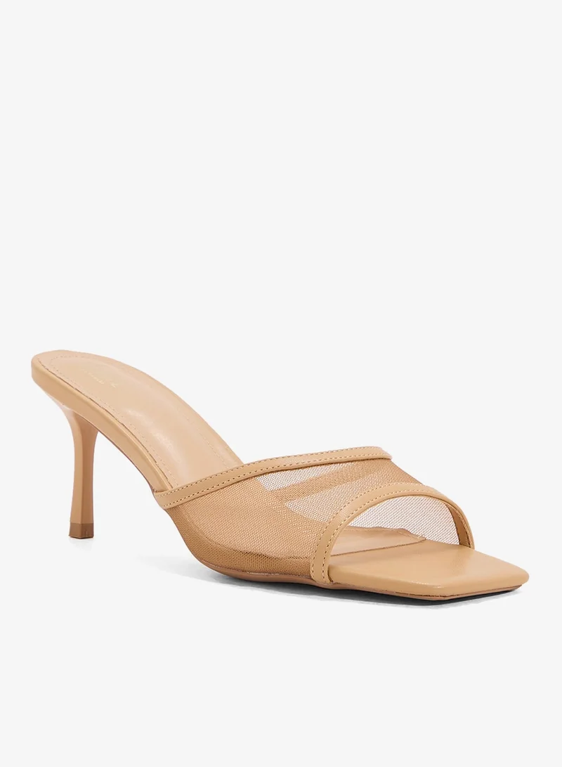 ELLA Mesh Heeled Mule