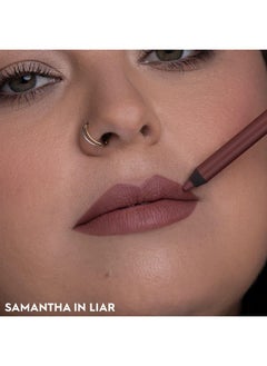 Urban Decay 24;7 Glideon Lip Pencil Waterproof & Longwearing Lip Liner Smooth, Creamy & Moisturizing Formula With Vitamin E Prevents Lipstick From Feathering Liar (Mauvenude), 0.04 Oz  - Image 5