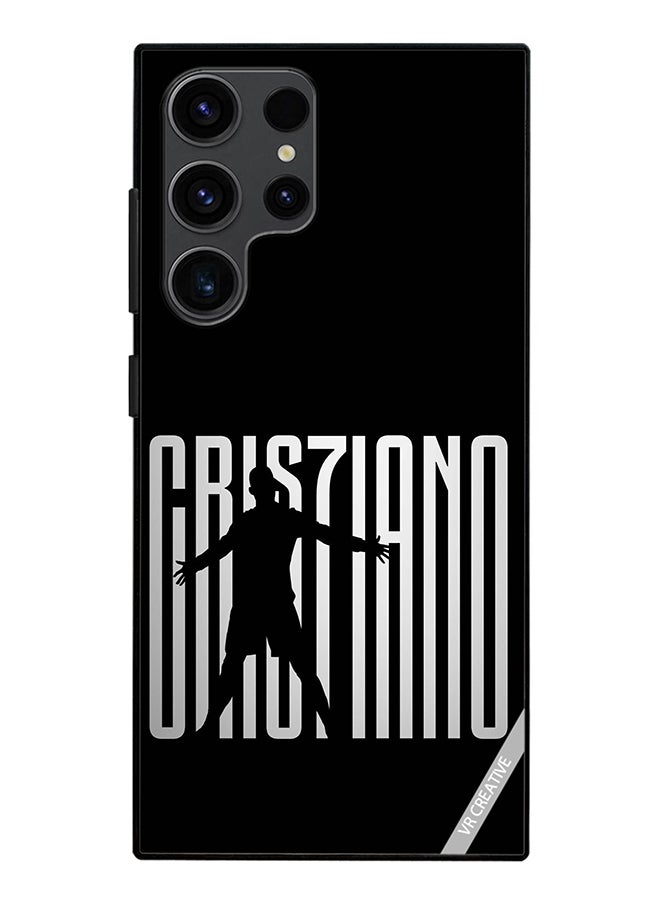 VR CREATIVE Protective Case Cover For Samsung Galaxy S24 Ultra Ronaldo Design Multicolour - Image 1