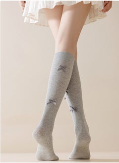 Women's Bow-knee High Socks Thin Socks High Stockings Outdoor Gray Pile Socks Calf Socks Long Tube Lolita JK Style - pzsku/Z64FF5F3C9EF9D9244758Z/45/_/1724659773/e47b495c-d610-49d1-aae0-32a630de913a