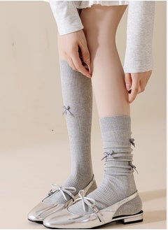 Women's Bow-knee High Socks Thin Socks High Stockings Outdoor Gray Pile Socks Calf Socks Long Tube Lolita JK Style - pzsku/Z64FF5F3C9EF9D9244758Z/45/_/1724659798/4dbddca3-ee18-4c66-9ad4-36d26380371b