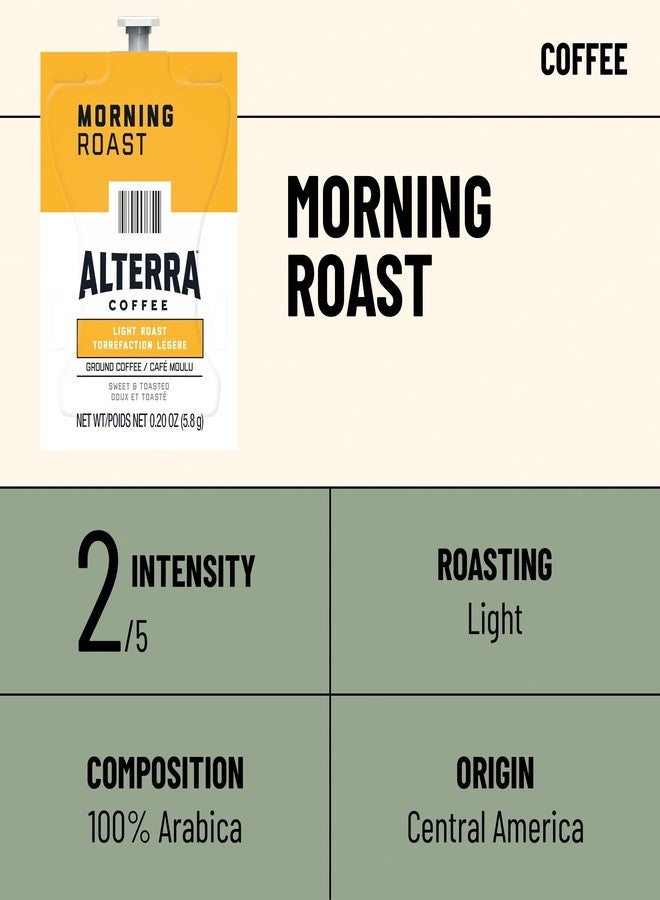 فلافيا عبوات Flavia Alterra Morning Roast Freshpacks متوافقة فقط مع ماكينات تحضير القهوة Flavia، بنكهة التحميص الخفيف (عبوة من 100 عبوة) - Image 2