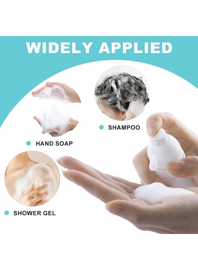 ASTRQLE 3Pcs 100ML 3.4oz Empty Clear Plastic Press Foaming Soap Pump Dispensers Spray Bottle Containers With Atomizer For Soap Foam Lotion Bathroom Accessory - Image 3