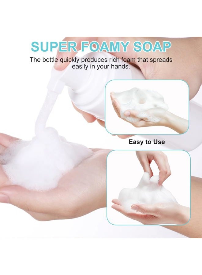 ASTRQLE 3Pcs 100ML 3.4oz Empty Clear Plastic Press Foaming Soap Pump Dispensers Spray Bottle Containers With Atomizer For Soap Foam Lotion Bathroom Accessory - Image 5