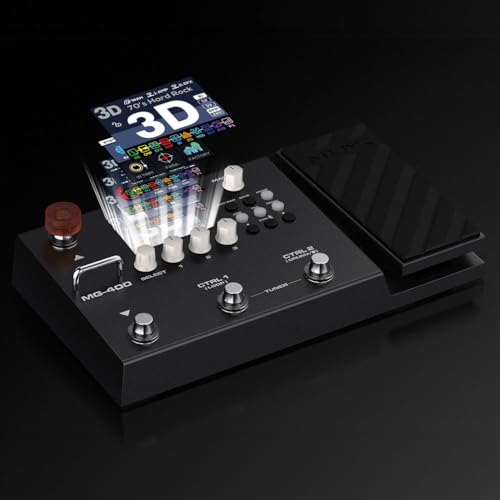 NUX MG-400 Guitar Multi-FX Pedal with dual processors and delivering high definition models and increased flexibility. Integrated effect - Image 2