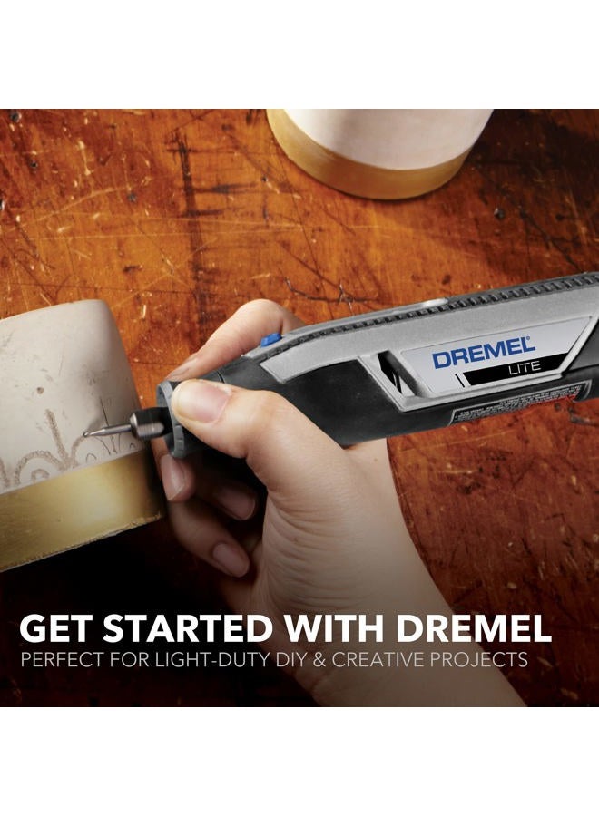 DREMEL Lite 7760 N/10 4V Li-Ion Cordless Rotary Tool Variable Speed Multi-Purpose Rotary Tool Kit, USB Charging, Easy Accessory Changes - Perfect For Light-Duty DIY & Crafting - Image 4