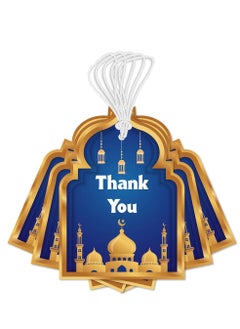 Generic 30 Pcs Thank You Tags for Ramadan/Eid (Blue), Thank You Tags, Eid Decorations, Ramadan Decorations, Tags for Ramadan Party, Eid Party Supplies  - Image 1
