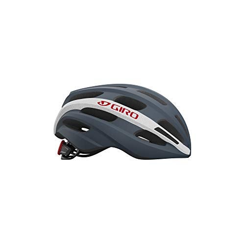 Giro Isode MIPS Cycling Helmet - Men's Matte Portaro Grey/White/Red - Image 3