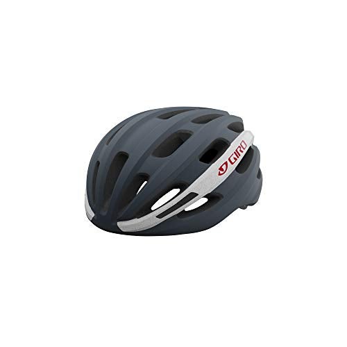 Giro Isode MIPS Cycling Helmet - Men's Matte Portaro Grey/White/Red - Image 1