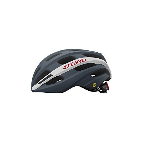 Giro Isode MIPS Cycling Helmet - Men's Matte Portaro Grey/White/Red - Image 2