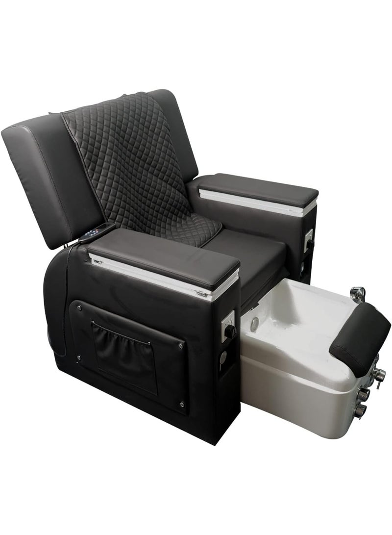 Meishida Electric Spa Chair, Electric Massager Chair with Adjustable Chair & Foot Tub for Beauty Spa Salon Furniture  - Image 1
