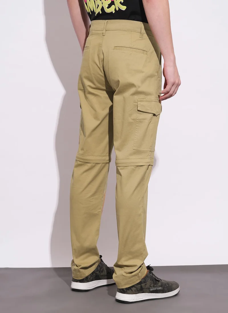 Being Human DK.KHAKI Men Classic Cargos Trousers for Men | Best Price UAE