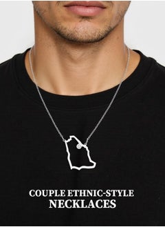 Generic Couple's versatile necklaces, a matching set of two, ethnic style necklaces, perfect for couples, spouses, and sisters to wear  - Image 3