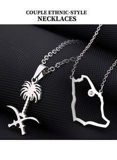 Generic Couple's versatile necklaces, a matching set of two, ethnic style necklaces, perfect for couples, spouses, and sisters to wear  - Image 4
