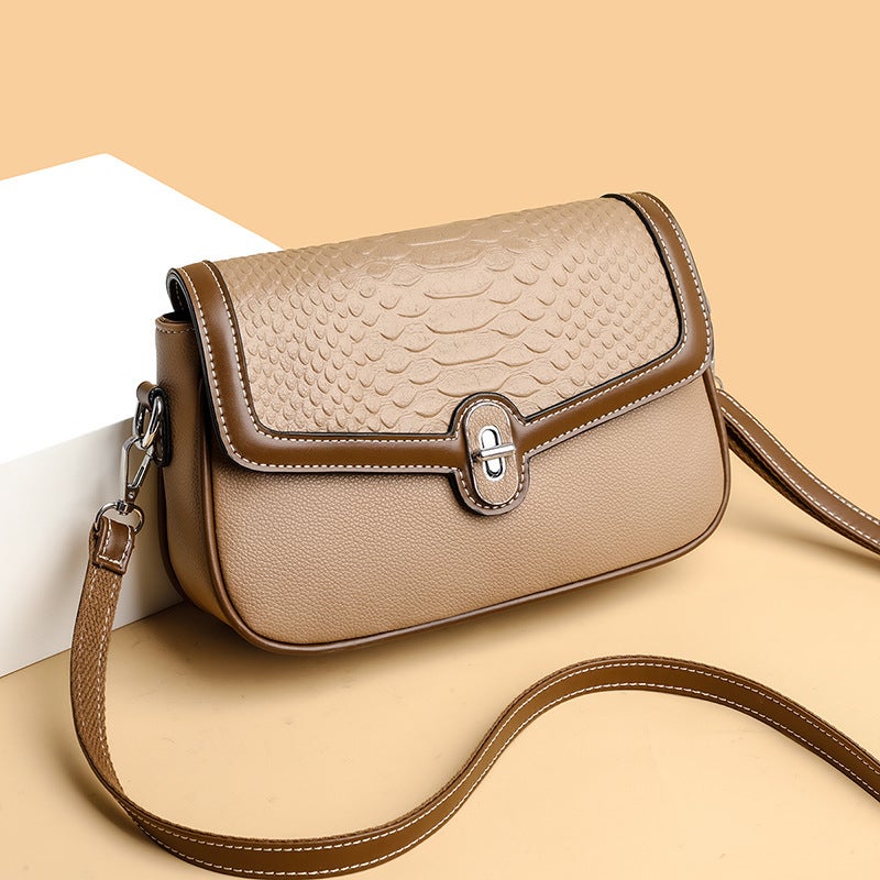 Popular Women'S Bag High-Grade Stone Pattern Shoulder Bag Fashionable Simple All-Match Casual Women'S Messenger Bag - Image 2