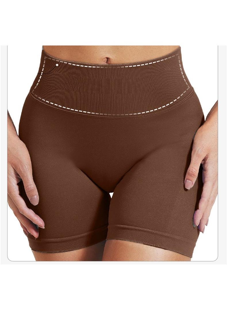 Shorts  Solid Seamless Half Pants Women Soft Fitness Outfits Yoga Pants Gym Running Bike Wear  - Image 2