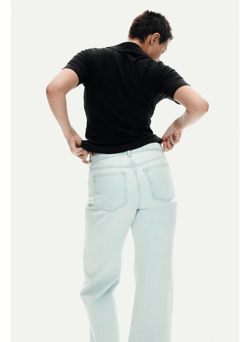 اتش اند ام قميص بولو بقصة ضيقة