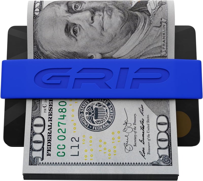 Grip Money Bands (Pack of 3) - DARK BLUE - Premium Silicone Band for Cash & Cards - Slim & Durable Design - Image 4