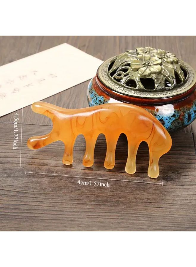 مساج رأس دولفين ذو المشط - خمسة مخالب لاسترخاء العضلات - كاشط نقاط الوخز بالإبر في الجسم - Image 4