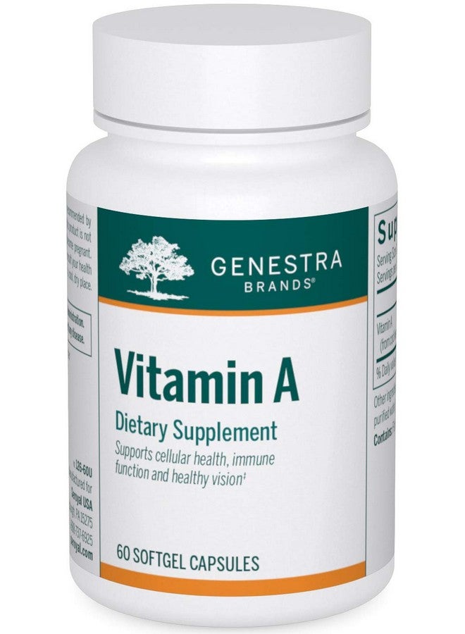 Genestra Brands Vitamin A ; Helps Maintain Eyesight Skin Membranes And Immune Function ; 60 Capsules - Image 2