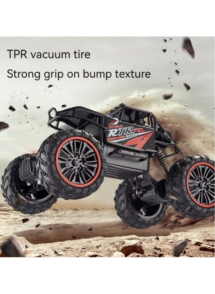 سيارة RC ذات ست عجلات عالية السرعة 2.4G كبيرة جداً مع هليكوبتر - سيارة انزلاق كهربائية للتحكم عن بعد للأطفال - Image 2