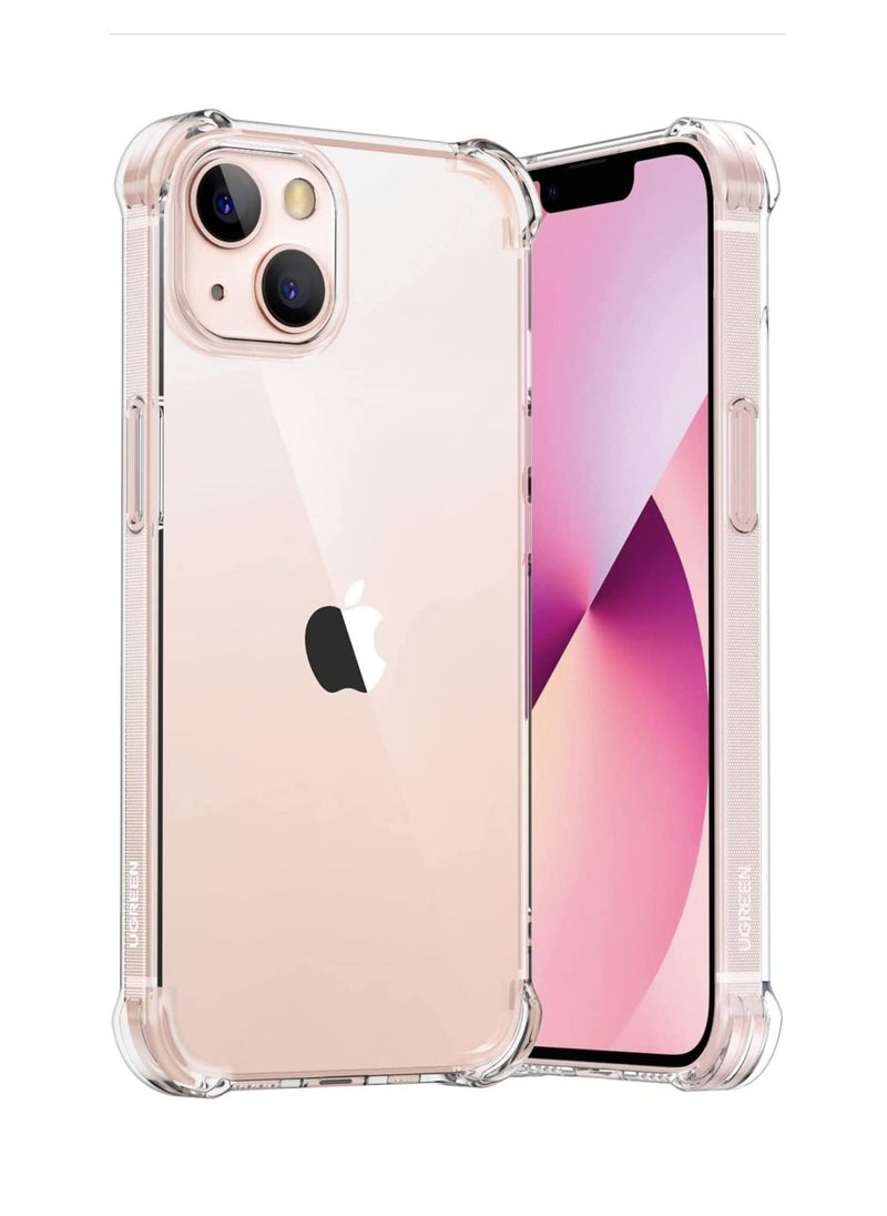 Houmt iPhone 14 Cover Clear Soft Bumper TPU Scratch Resistant Anti-Drop Slim Thin Shockproof Protective Case 6.1 Inch  - Image 1