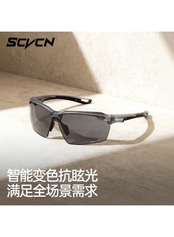 SCVCN Photochromic Running Glasses Professional Marathon Lightweight Outdoor Cycling Mountaineering Goggles Sunglasses UV Protection - Image 4