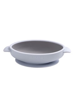 Silicone Suction Bowl, Helps Babies To Grips With Scooping And Independent Feeding Suitable For 6 Months To 3 Years - Mist