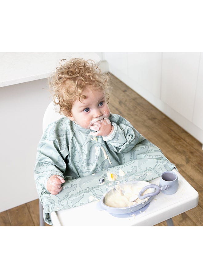 bibado Silicone Suction Bowl, Helps Babies To Grips With Scooping And Independent Feeding Suitable For 6 Months To 3 Years - Mist  - Image 5
