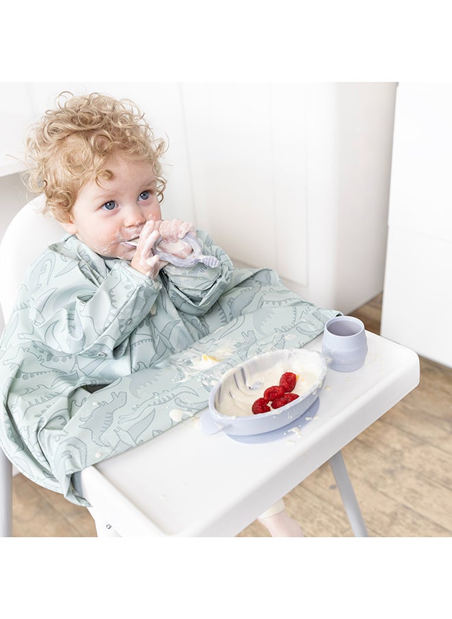 bibado - Silicone Suction Bowl, Helps Babies To Grips With Scooping And Independent Feeding Suitable For 6 Months To 3 Years - Mist - Image 1